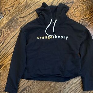 Orangetheory Fitness/OTF Black Crop Hoodie